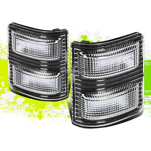 ~[ BLACK AMBER LED TOW/REAR VIEW MIRROR TURN SIGNAL LIGHT FOR 08-16 FORD SUPERDUTY BLACK AMBER LED TOW / REAR VIEWʔːMi08-16tH[hX[p[Cgj