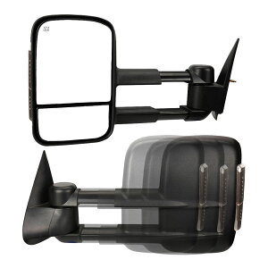 �~���[ New Driver/Left Side Power Heated Smoke LED Tow Mirror for Chevy/GMC 2007-2013 Chevy / GMC 2007-2013�p�̐V�����h���C�o�[/�����T�C�h�p���[�q�[�g�X���[�NLED�g�E�~���[