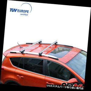 �L�����A �g���^RAV4�A���B TUV�t�����[�t���b�N�N���X�o�[2006-2019�iLockable-Adju ����j TOYOTA RAV4 Alu. Roof Rack Cross Bars 2006-2019 (Lockable-Adjustable)with TUV �y���s�A���i�z