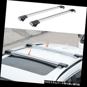 LA NTXRX270 2011N-2014N̂߂̑΃A~jE\o[̉̉ݕו̒I A Pair Aluminum Cross Bar Roof Cargo Luggage Rack For Lexus RX270 2011-2014