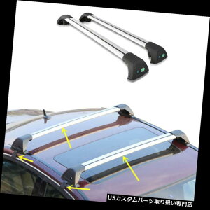 LA YQASHQAI 2010-2016̂߂2PCSA~jE\o[̉̉ݕו̒I 2PCS Aluminum Cross Bar Roof Cargo Luggage Rack For Nissan QASHQAI 2010-2016
