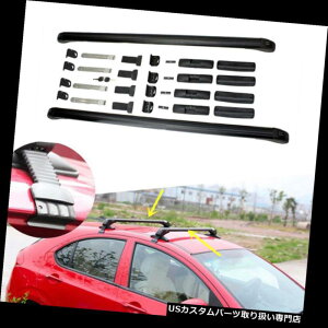 LA z_VrbN2005-2016N̂߂2PCSA~jE\o[̉̉ݕו̒I 2PCS Black Aluminum Cross Bar Roof Cargo Luggage Rack For HONDA CIVIC 2005-2016