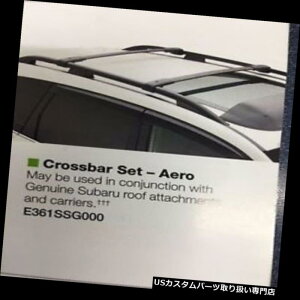 LA 2014 - 2018XotHX^[OEMGANXo[[tbNE361SSG000Vi 2014 -2018 Subaru Forester OEM Aero Cross Bars Roof Rack E361SSG000 Genuine NEW