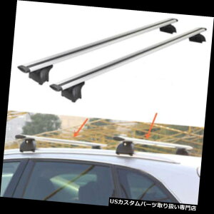 LA z_tBbgWY2009-2015N̂߂2 *A~̃NXo[̉̉ݕו̒I 2*Aluminum alloy Cross Bar Roof Cargo Luggage Rack For HONDA FIT JAZZ 2009-2015