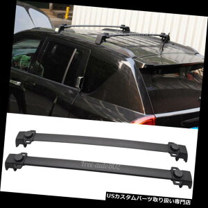 LA 11-15W[vRpXOEX^CubN[tbNNXo[A~ptBbg Fit For 11-15 Jeep Compass OE Style Black Roof Rack Cross Bar Aluminum
