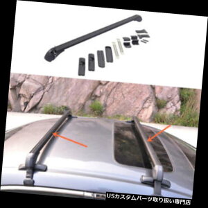 LA z_ss2014-2016N̂߂2PCSA~jE\o[̉̉ݕו̒I 2PCS Black Aluminum Cross Bar Roof Cargo Luggage Rack For HONDA CITY 2014-2016