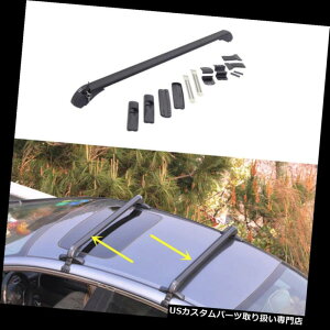 LA z_Crosstour 2011-2016N̂߂2 *A~jENXo[̉̉ݕו̒I 2*Black Aluminum Cross Bar Roof Cargo Luggage Rack For HONDA Crosstour 2011-2016