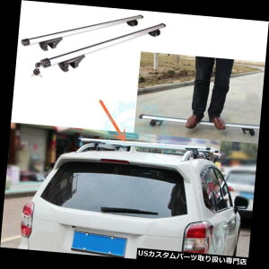 LA XotHX^[2008N-2016N̂߂̃A~̉ו̃LÃNXo[̒Io[ Aluminum alloy Luggage Carrier Crossbar Rack Bar For Subaru Forester 2008-2016