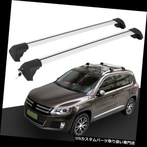LA tHNX[QVWeBOA2011-2016[tbNNXo[NXo[p2tBbg 2 Pieces Fit for Volkswagen VW Tiguan 2011-2016 Roof Rack Crossbar Cross bar