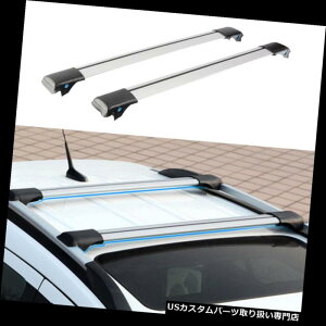 LA Y[m2008-2016N̂߂2PCSA~jE\o[̉̉ݕו̒I 2PCS Aluminum Cross Bar Roof Cargo Luggage Rack For Nissan Murano 2008-2016