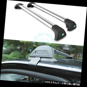 LA tHNX[QeBOA2010-16̂߂̎2XA~̃[tbNNXo[ Auto 2X Aluminum alloy Roof Rack Cross Bars For Volkswagen Tiguan 2010-16