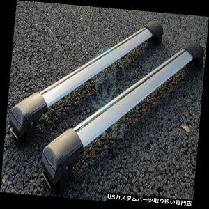 キャリア 2ピース合金荷物キャリアクロスバールーフラックフィットスバルアウトバック2004-2015 2pcs Alloy Luggage Carrier Cross Bar Roof Racks Fit For Subaru Outback 2004-2015
