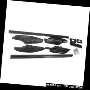 LA g^vhFJ120 2003-2009N̂߂̉̒Ȉ\_ו̃LA̍ Roof Racks Cross Bars Luggage Carriers Black For Toyota Prado FJ120 2003-2009