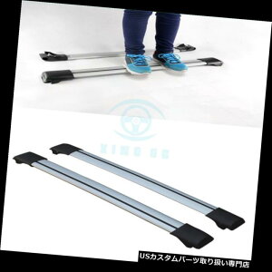 LA g^RAV-4 2013-2016A~NXo[[tJ[SוbNp1Zbg 1set For Toyota RAV-4 2013-2016 Aluminum Alloy Cross Bar Roof Cargo Luggage Rack