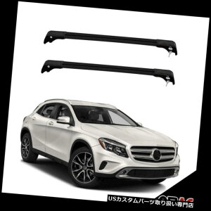 LA MERCEDES BENZ GLA 2014-[tbNNXo[gbvLbW[AluB ubN2 MERCEDES BENZ GLA 2014- Roof Racks Cross Bars Top Carriage Rails Alu. BLACK 2Pcs