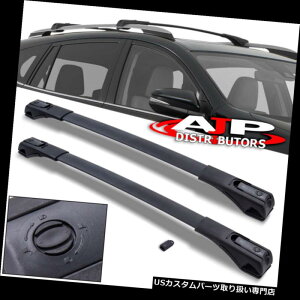 LA 13-18g^Rav4̂߂̍̒Ȉ\_ו̃LAo[Oel Black Roof Rack Cross Bar Luggage Carrier Bar Oe Style For 13-18 Toyota Rav4