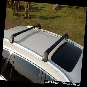 LA ubNgbv[tbNtBbg2013-2017{{XC60ווNXo[NXo[ Black Top Roof Rack Fit 2013-2017 VOLVO XC60 Baggage Luggage Cross Bar Crossbar