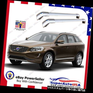 LA gbv[tbNtBbg2013-2017{{XC60Vo[ווNXo[NXo[ Top Roof Rack Fit 2013-2017 VOLVO XC60 Silver Baggage Luggage Cross Bar Crossbar