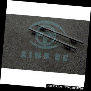 LA LfbNSRX 2004-2014̂߂̎Ԃ̍Ԃ̉ݕ^l̏\_̒I̍ Car Alloy Car Cargo Carrier Cross Bar Roof Rack Black For Cadillac SRX 2004-2014
