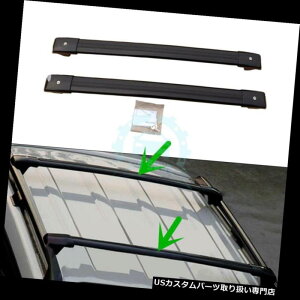 キャリア トヨタランドクルーザー2008-2016年用交換用ルーフ荷物ラックトリムバー Replacement Roof Luggage Rack Trim Bars For Toyota Land Cruiser 2008-2016