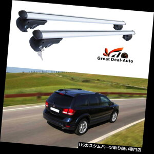 �L�����A Fiat Freemont��5�h�ASUV 2013�N - 2018�N�̂��߂̃A���~�����̃��[�t���b�N�N���X�o�[ Aluminium Alloy Roof Rack Cross Bar for Fiat Freemont, 5 Door SUV 2013 - 2018 �y���s�A���i�z