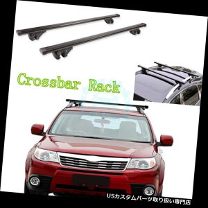 LA XotHX^[2008N-2016N̂߂2xA~NXo[bN[tbNtBbg 2x Aluminum alloy Crossbar Rack Roofs Rack Refit For Subaru Forester 2008-2016