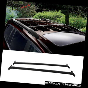LA 08-13g^nC_[OEt@Ng[X^C[tbNNXo[ubNɃtBbg Fits 08-13 Toyota Highlander OE Factory Style Roof Rack Cross Bar Black