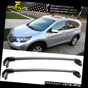 キャリア フィット12-16ホンダCRV CR-Vトップルーフラッククロスバークロスバーペアトレイルバー Fits 12-16 Honda CRV CR-V Top Roof Rack Cross Bars CrossBars Pair Trail Bar