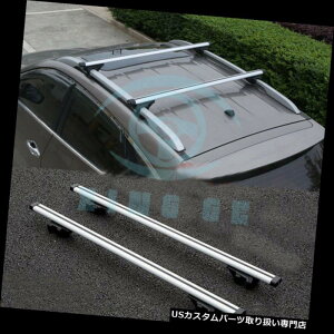 LA OHpWF2004-14N̂߂̋␻̏̉ݕ^l̏\_̒I Silver Alloy Top Cargo Carrier Cross Bar Roof Rack For Mitsubishi Pajero 2004-14