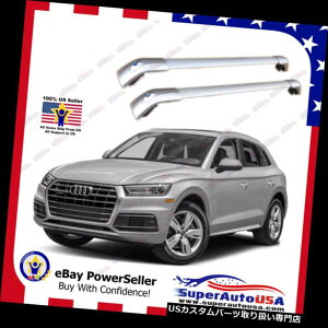 �L�����A �g�b�v���[�t���b�N�t�B�b�g�A�E�f�BQ5 09-18�V���o�[��ו��ו��N���X�o�[�N���X�o�[ Top Roof Rack fit Audi Q5 09-18 Silver Baggage Luggage Cross Bar Crossbar �y���s�A���i�z