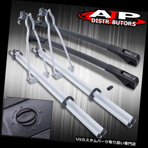 LA 13-18g^Rav4NXo[[tgbv]ԃLA}EgbNAbvCgbN For 13-18 Toyota Rav4 Cross Bar Roof Top Bicycle Carrier Mount Rack Upright Lock