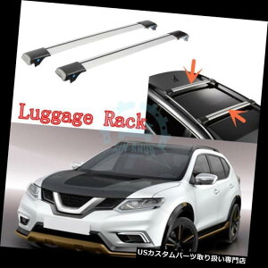 LA 1yAԂ̃[tLAYGNXgC2008?2016N̂߂̎pIȃ[tbNo[ 1 Pair Cars Roof Carriers Practical Roof Racks Bar For Nissan X-Trail 2008~2016