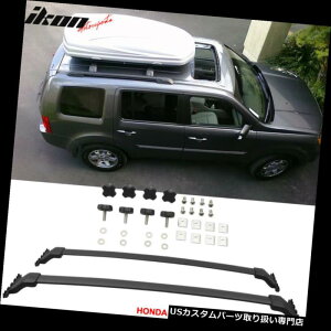 LA 09-15z_pCbgOEt@Ng[X^C[tbNNXo[ubNtBbg Fits 09-15 Honda Pilot OE Factory Style Roof Rack Cross Bar Black