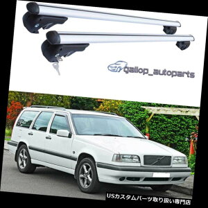 �L�����A �{���{850 5dr���S��10/1992����02/1997�܂ł̃A���~�������[�t���b�N�N���X�o�[ Aluminium Alloy Roof Rack Cross Bar For VOLVO 850 5dr Wagon 10/1992 to 02/1997 �y���s�A���i�z