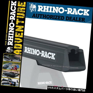 LA RhinobNwr[f[eB54C`A~ubN[tNXo[RB1375B Rhino Rack Heavy Duty 54 inches Aluminum Black Roof Cross Bar RB1375B