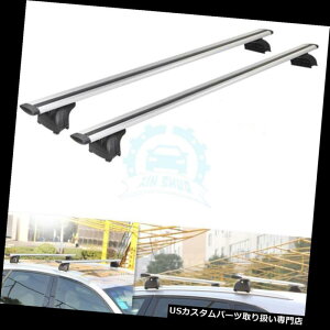 LA z_2009-15̂߂̎2 *␻̃A~̎ו̃z[_[̉̃NXo[̒I Car 2* Silver Aluminum Alloy Baggage Holder Roof Crossbar Rack for Honda 2009-15