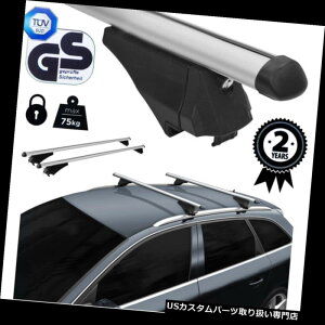 �L�����A ���[�t���b�N�N���X�o�[�A���~��̓��b�L���O�t�B�b�g�V���R�_�f���炵���s���Y15�� Roof Rack Cross Bars Aluminum Aerodynamic Locking fits Skoda Superb Estate 15 on �y���s�A���i�z