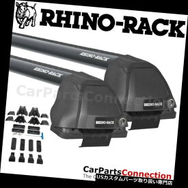 キャリア Rhino-Rack RS430B Vortex 2500ブラックルーフクロスバー三菱エクリプス06-12 Rhino-Rack RS430B Vortex 2500 Black Roof Crossbar For MITSUBISHI Eclipse 06-12