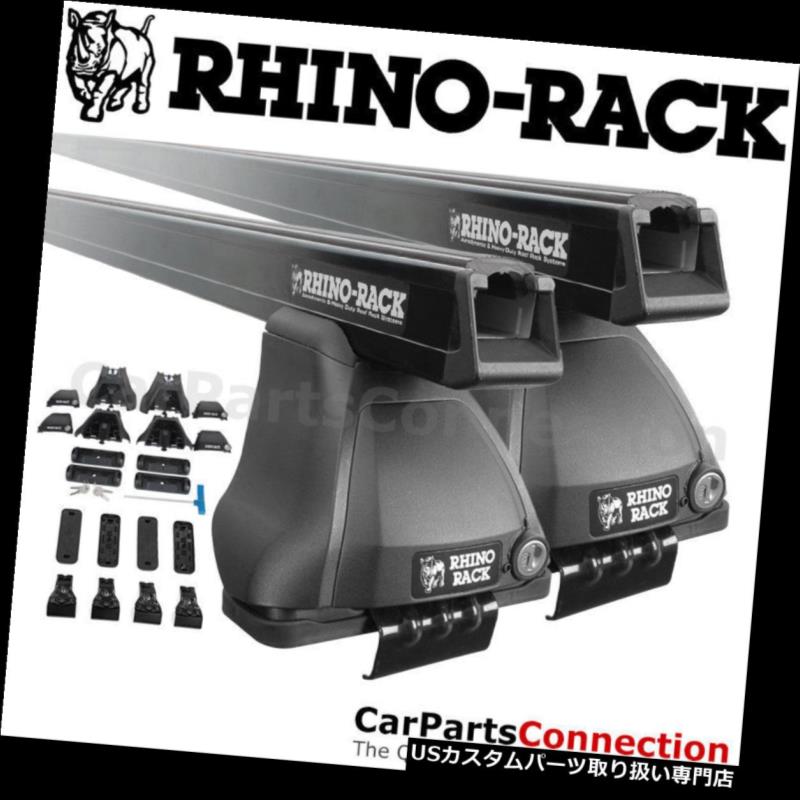お気にいるキャリア RhinoラックJA4822ヘビーデューティ2500ブラックルーフクロスバーキットfor SCION xB 08-15  Rhino-Rack JA4822 Heavy Duty 2500 Black Roof Crossbar Kit For SCION xB 08-15
