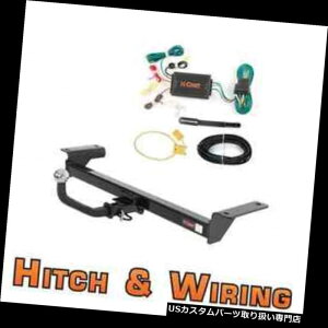 �q�b�`�����o�[ �J�[�g�N���X2�g���[���[�q�b�`��amp; A 2007-2009 Acura RDX�p2�C���`�{�[���t�����[���L�b�g�̔z�� Curt Class 2 Trailer Hitch  Wiring Euro kit w/ 2 Ball for 2007-2009 Acura RDX �y���s�A���i�z
