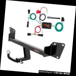 ヒッチメンバー カートクラス1トレーラーヒッチ&amp; A 1-7-8 "ユーロマウント用シボレーボルト用配線 Curt Class 1 Trailer Hitch  Wiring w/ 1-7-8" Euromount for Chevy Volt