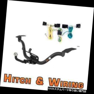 ヒッチメンバー カートクラス1トレーラーヒッチ& A 配線ユーロキット、2インチボール付き(11-11ボール、シボレーカマロ) Curt Class 1 Trailer Hitch  Wiring Euro kit w/ 2" Ball for 10-11 Chevy Camaro