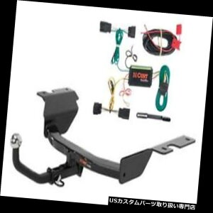 ヒッチメンバー カートクラス1トレーラーヒッチ& A 1-7 / 8 "ボール付きユーロキット配線ダッジダート用ボール Curt Class 1 Trailer Hitch  Wiring Euro Kit w/1-7/8" Ball for Dodge Dart