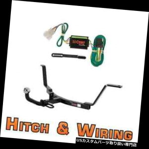 ヒッチメンバー カートクラス1トレーラーヒッチ& A ホンダCR-V用1-7 / 8 "ボール付きユーロキットの配線 Curt Class 1 Trailer Hitch  Wiring Euro kit w/ 1-7/8" Ball for Honda CR-V