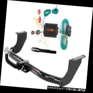 ヒッチメンバー カートクラス1トレーラーヒッチ& A 1-7 / 8 "ボール付きユーロキット配線三菱ミラージュ用 Curt Class 1 Trailer Hitch  Wiring Euro Kit w/1-7/8" Ball for Mitsubishi Mirage