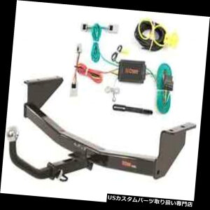 ヒッチメンバー カートクラス2トレーラーヒッチ& A 配線用ユーロキット、2インチボール付き日産ローグ Curt Class 2 Trailer Hitch  Wiring Euro kit w/ 2" Ball for Nissan Rogue