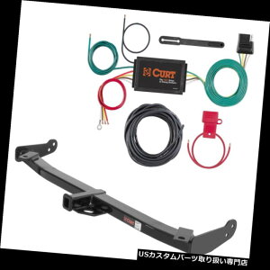 ヒッチメンバー カートクラス1トレーラーヒッチ& A スバルバハ用3対2ワイヤテールライトコンバータ Curt Class 1 Trailer Hitch  3-to-2 Wire Taillight Convertor for Subaru Baja