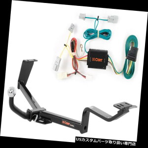 qb`o[ J[gNX1g[[qb`amp; A z_VrbNN[yp2C`{[t[Lbg̔z Curt Class 1 Trailer Hitch  Wiring Euro kit w/ 2" Ball for Honda Civic Coupe