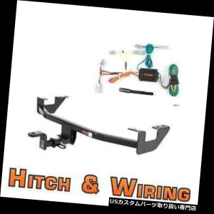 ヒッチメンバー カート1クラストレーラーヒッチ(マウント&アンプ付き) マツダ3ハッチバックの配線 Curt Class 1 Trailer Hitch w/Mount  Wiring for Mazda 3 Hatchback