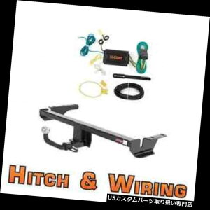 ヒッチメンバー カートクラス1トレーラーヒッチ& A 配線ユーロキット(1?7/8 "ボール、2008?2009年アストラ用) Curt Class 1 Trailer Hitch  Wiring Euro kit w/ 1-7/8" Ball for 2008-2009 Astra